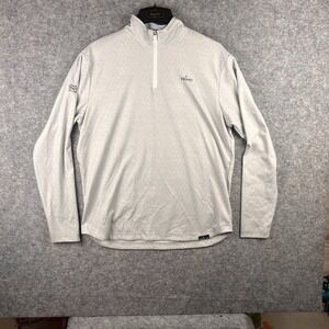 Primo Golf Men's Quarter Zip Pullover Size L Color Light Gray